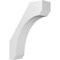 Ekena Millwork 5 1/2-in. W x 18-in. D x 24-in. H Legacy Architectural Grade PVC Knee Brace BRCP055X18X24LEC - alternate 1